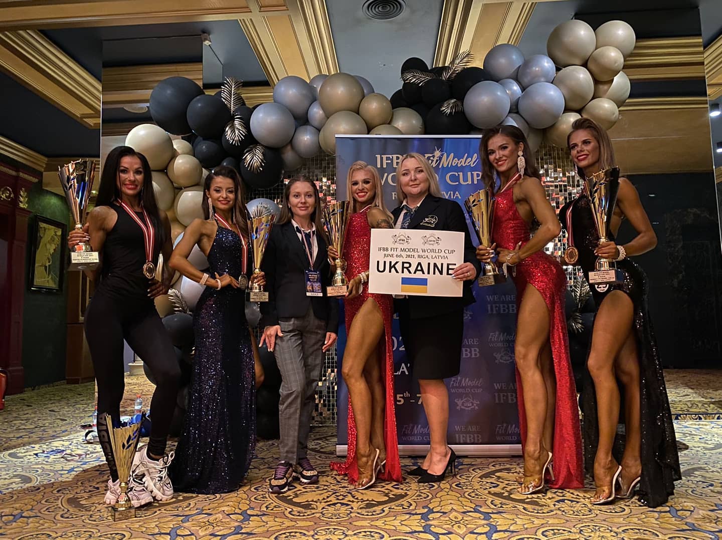 ЗБІРНА УКРАЇНИ НА КУБКУ СВІТУ IFBB З ФІТ-МОДЕЛЬ-2021 6.06.2021, м. Рига, Латвія