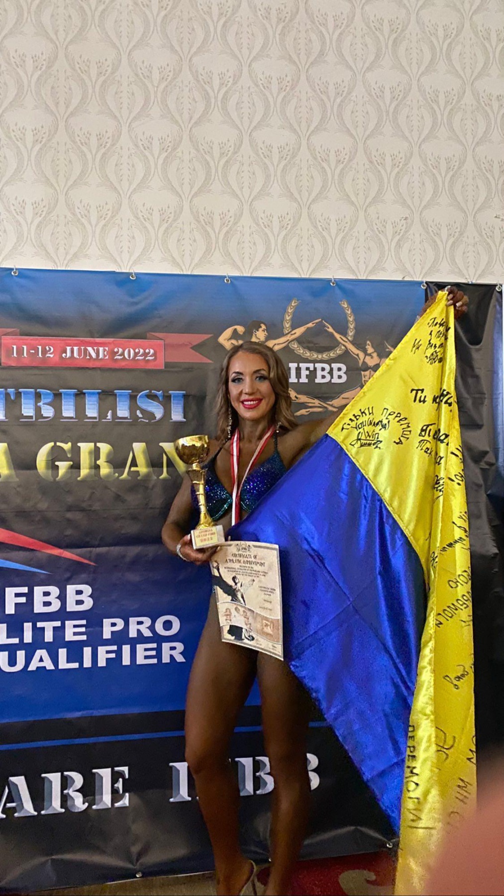 АНАСТАСІЯ МЕЛЬНИЧУК – СРІБНА ПРИЗЕРКА МІЖНАРОДНОГО ТУРНІРУ «IFBB GEORGIA GRAND PRIX» У БІКІНІ!