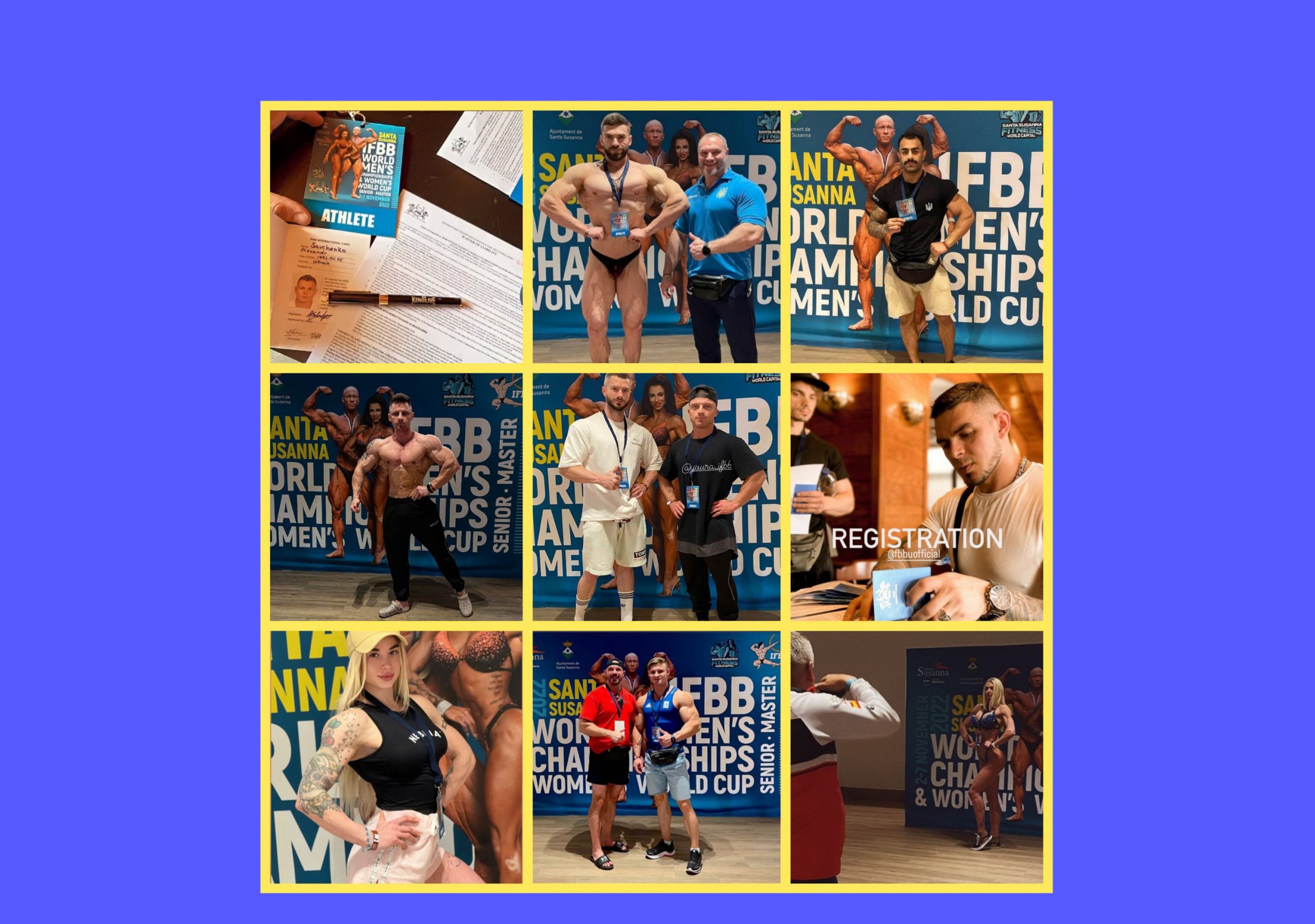 СКЛАД ЗБІРНОЇ КОМАНДИ УКРАЇНИ НА ЧЕМПІОНАТІ СВІТУ IFBB СЕРЕД ЧОЛОВІКІВ ТА КУБКУ СВІТУ IFBB СЕРЕД ЖІНОК