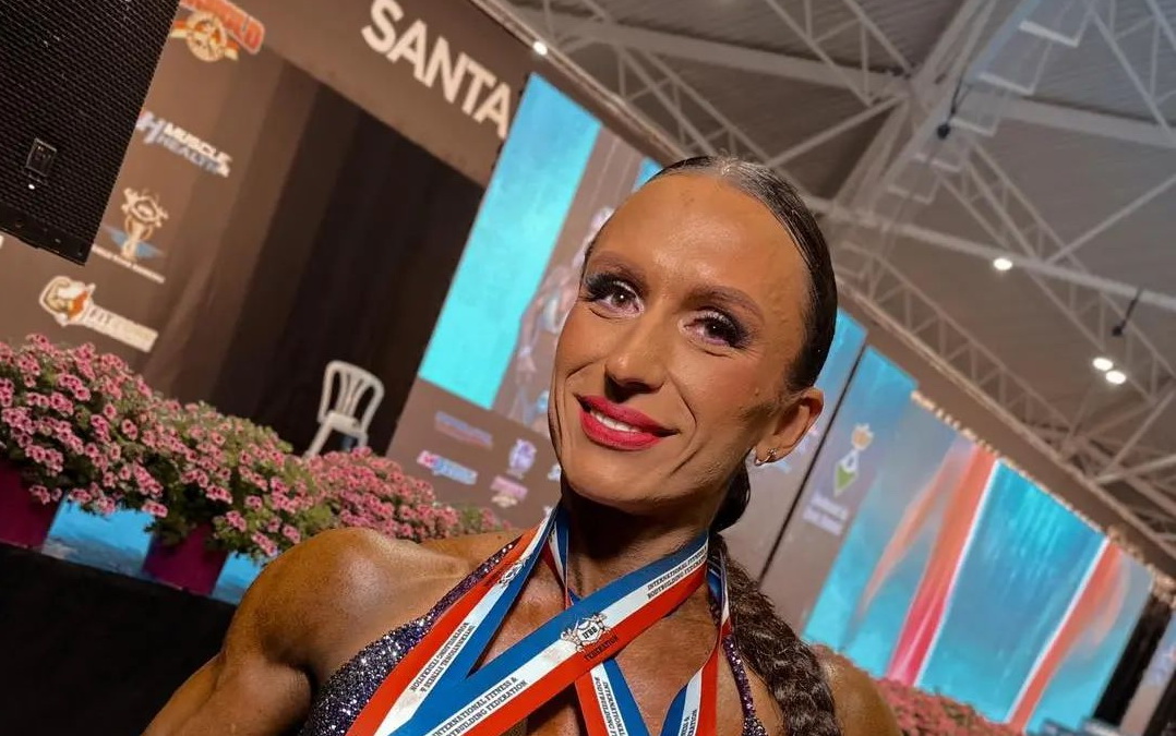 ОЛЕНА КУШНІРОВА - ВІЦЕЧЕМПІОНКА ЄВРОПИ У ВУМЕНС ФІЗИК+163 СМ!