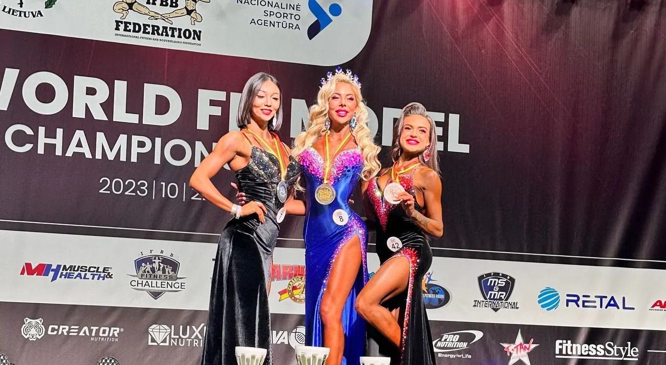 АННА ГРЕЧКА - БРОНЗОВА ПРИЗЕРКА ЧЕМПІОНАТУ СВІТУ IFBB З ФІТ-МОДЕЛЬ СЕРЕД ЮНІОРОК!