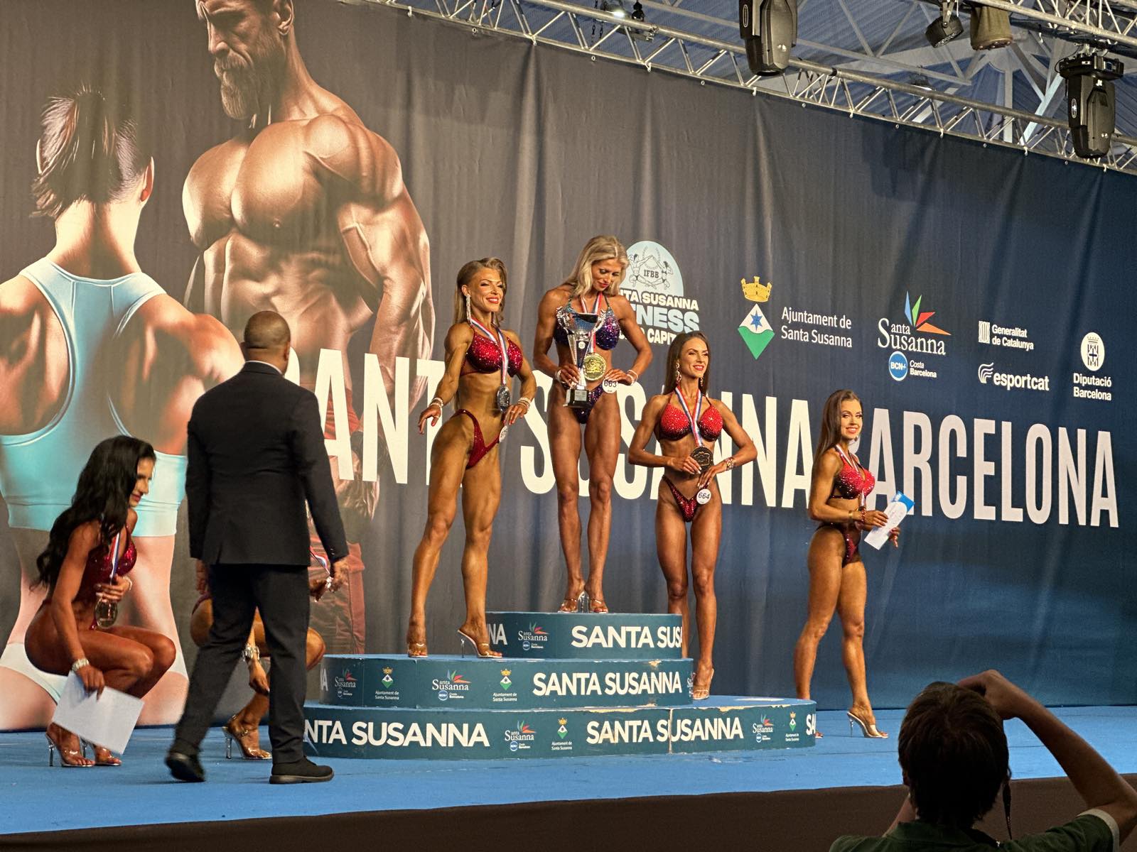 ЄВГЕНІЯ БОЛОБАН – СРІБНА ПРИЗЕРКА ЧЕМПІОНАТУ ЄВРОПИ У БІКІНІ ДО 166 СМ. ІРИНА ЛІТУН – П’ЯТА