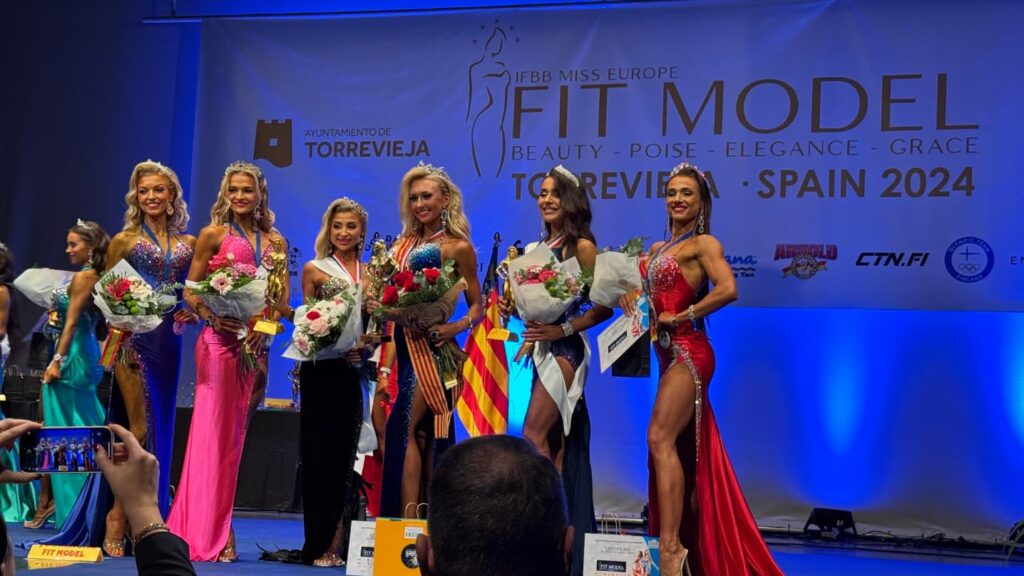 МАРИНА ПОЛАПА – БРОНЗОВА ПРИЗЕРКА МІЖНАРОДНОГО ТУРНІРУ «IFBB MISS FIT MODEL EUROPE»