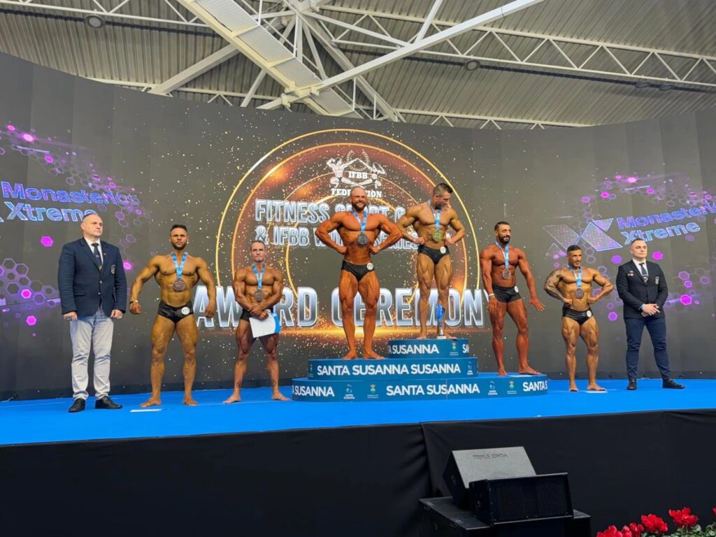 РУСЛАН КЛІЩУК ПОСІВ ШОСТЕ МІСЦЕ НА IFBB КУБКУ СВІТУ В ІСПАНІЇ У КЛАСИЧНОМУ БОДІБІЛДИНГУ