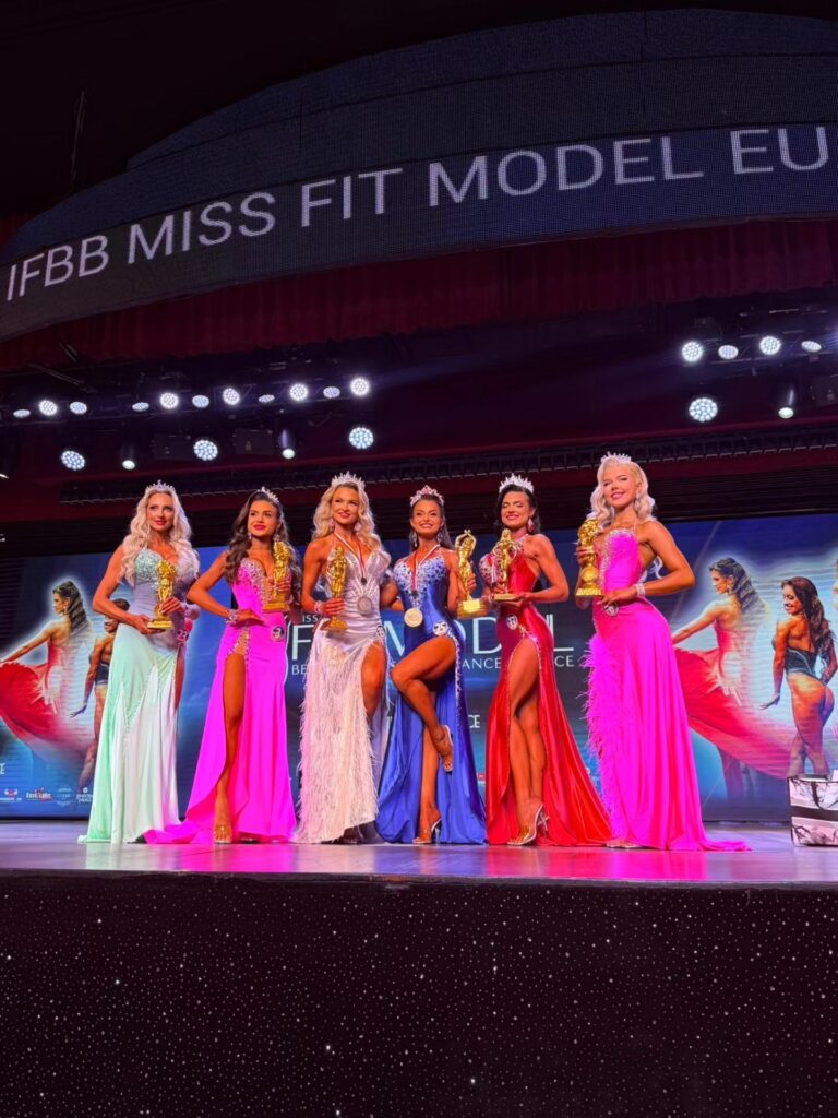 НАТАЛІЯ ПОГОСЬКА, ВІКТОРІЯ НОВІКОВА ТА АННА ГРЕЧКА У ТОП-4 НА «MISS FIT MODEL EUROPE»