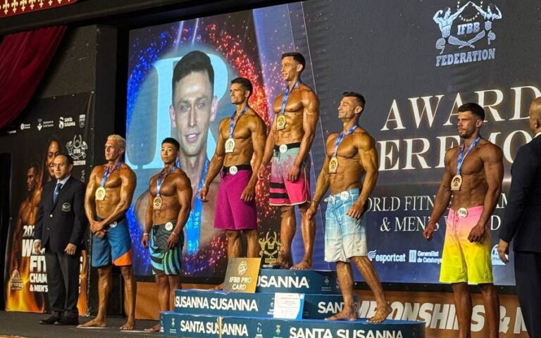 ВАДИМ МЕЛЬНИК У ТОП-5 У МЕНС ФІЗИК СЕРЕД ЧОЛОВІКІВ НА ЗМАГАННЯХ СВІТОВОЇ СЕРІЇ IFBB