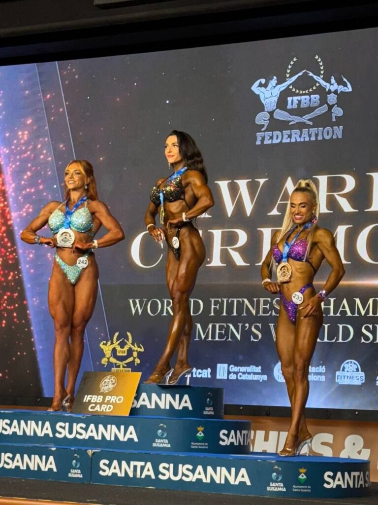 АНЖЕЛІКА МАТРУХАН – ВІЦЕЧЕМПІОНКА СВІТУ У БОДІФІТНЕСІ СЕРЕД ЖІНОК!