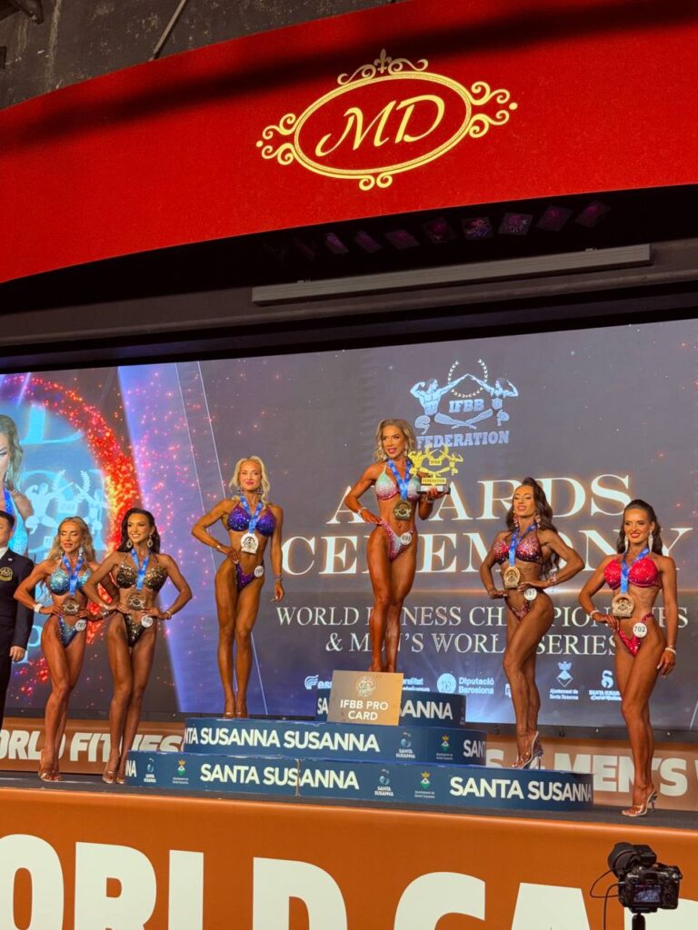 ЮЛІЯ ЯРОЦЬКА – БРОНЗОВА ПРИЗЕРКА ЧЕМПІОНАТУ СВІТУ У БІКІНІ СЕРЕД МАЙСТРІВ!