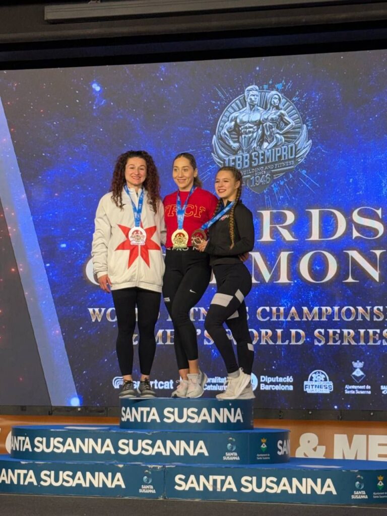 СОФІЯ КИХТЕНКО – БРОНЗОВА ПРИЗЕРКА ЧЕМПІОНАТУ СВІТУ IFBB У ФІТНЕС-ЧЕЛЕНДЖІ У ДИСЦИПЛІНІ «SPEED FIT»!