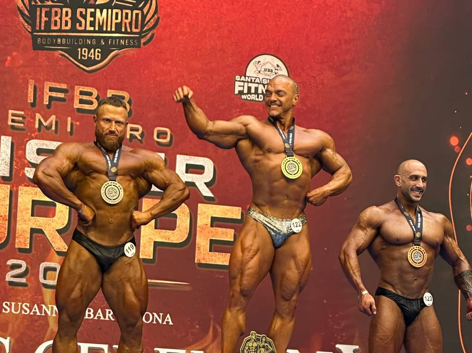 ДМИТРО ГРАБАРЧУК - СРІБНИЙ ПРИЗЕР «2026 IFBB PRO MR. EUROPE» У БОДІБІЛДИНГУ ДО 95 КГ!
