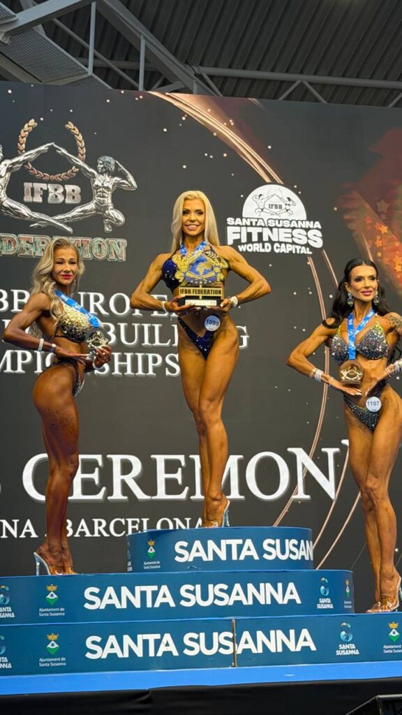 НАТАЛІЯ САЧКО – ЧЕМПІОНКА ЄВРОПИ У БІКІНІ СЕРЕД МАЙСТРІВ!