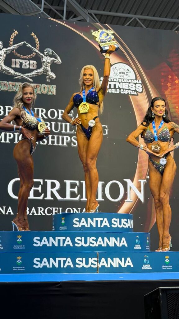 НАТАЛІЯ САЧКО – ЧЕМПІОНКА ЄВРОПИ У БІКІНІ СЕРЕД МАЙСТРІВ!