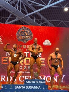 ОЛЕКСІЙ СРІБНИЙ – СРІБНИЙ ПРИЗЕР «2026 IFBB PRO MR. EUROPE» У МЕНС КЛАСИК ФІЗИК +180 СМ! АРТЕМ КРУГЛЯК У ТОП-6!