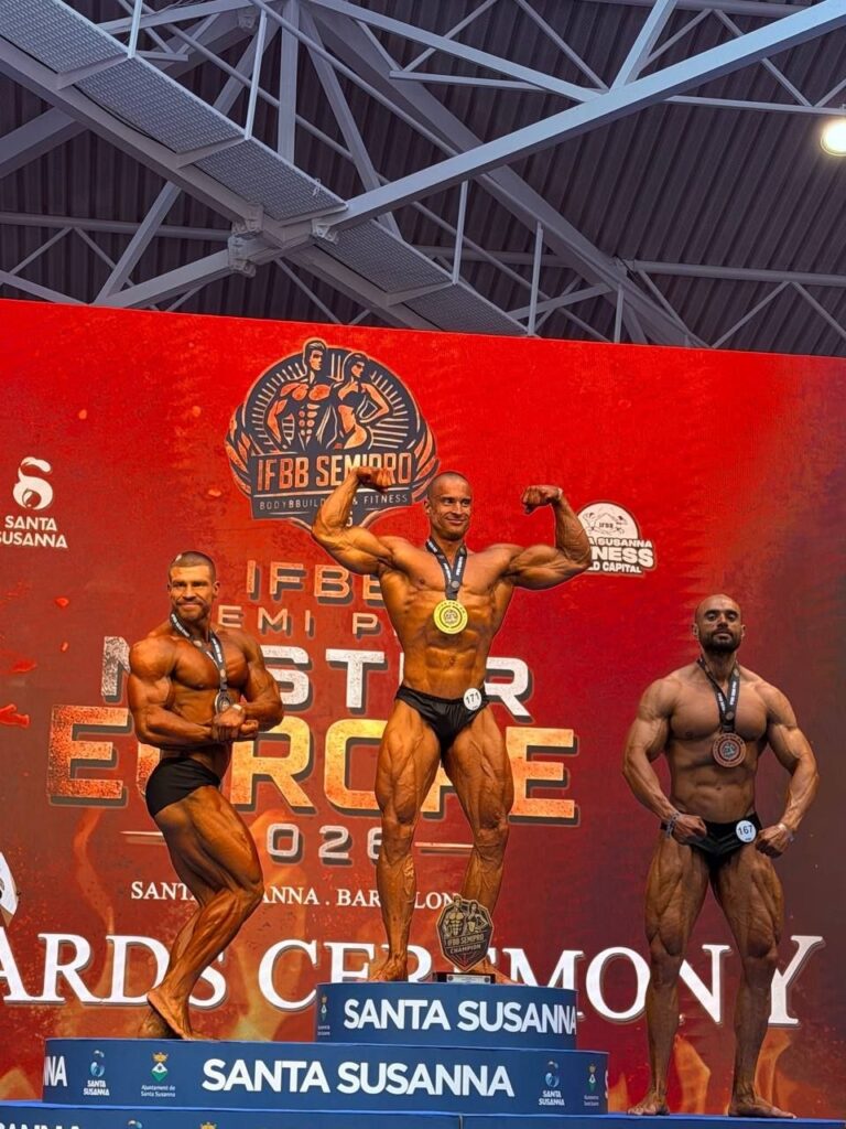 ОЛЕКСІЙ СРІБНИЙ – СРІБНИЙ ПРИЗЕР «2026 IFBB PRO MR. EUROPE» У МЕНС КЛАСИК ФІЗИК +180 СМ! АРТЕМ КРУГЛЯК У ТОП-6!