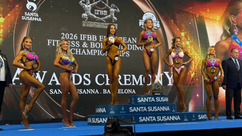 ДАРИНА ЦИГАНОВА ПОСІЛА ШОСТЕ МІСЦЕ НА ЧЕМПІОНАТІ ЄВРОПИ У БІКІНІ СЕРЕД ЖІНОК ДО 172 СМ