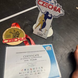 ІРИНА МІСЬКОВА – ПЕРЕМОЖНИЦЯ МІЖНАРОДНОГО ТУРНІРУ «IFBB DIAMOND CUP CZECHIA»!