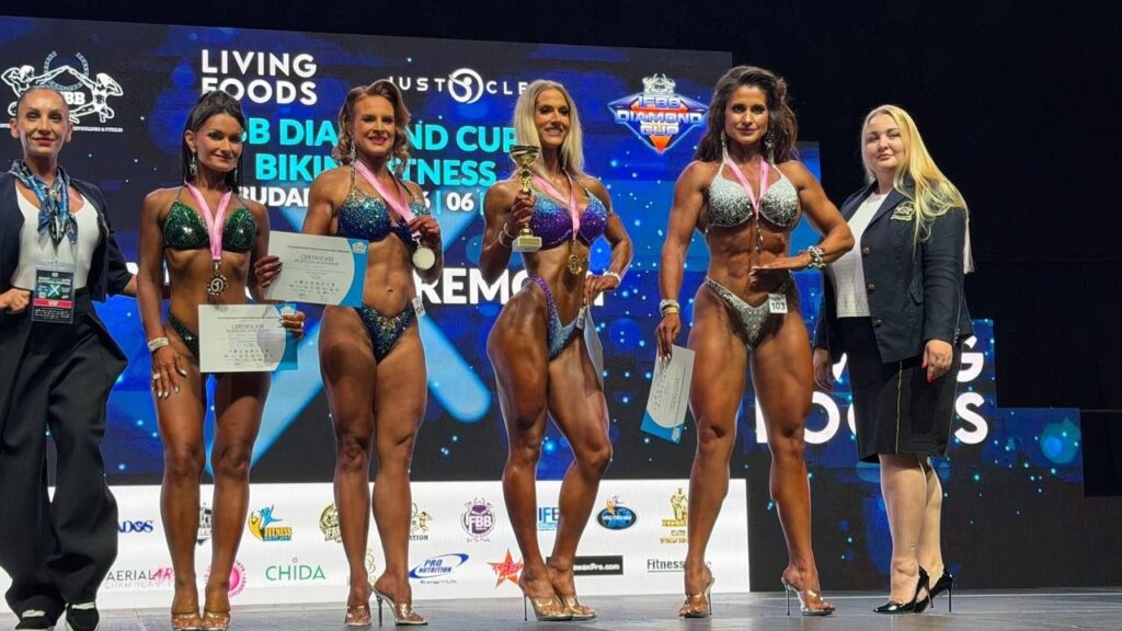 ОКСАНА БАКА – БРОНЗОВА ПРИЗЕРКА МІЖНАРОДНОГО ТУРНІРУ «2026 IFBB DIAMOND CUP BUDAPEST» У ВЕЛНЕСІ!