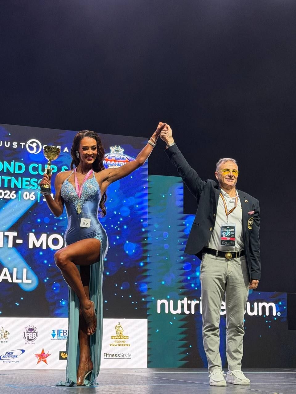 АННА НОЗДРІНА – АБСОЛЮТНА ПЕРЕМОЖНИЦЯ МІЖНАРОДНОГО ТУРНІРУ «2026 IFBB DIAMOND CUP BUDAPEST» У ФІТ-МОДЕЛЬ!