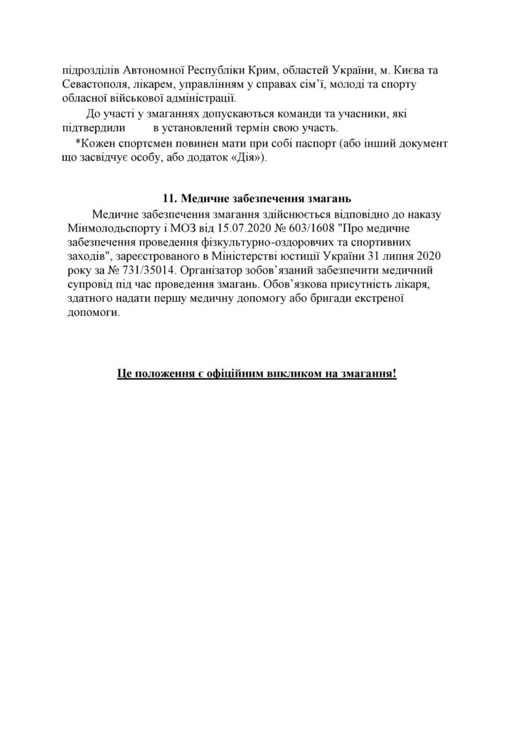 Афіша та положення про проведення Кубку України з бодібілдингу та фітнесу серед чоловіків та жінок-2026