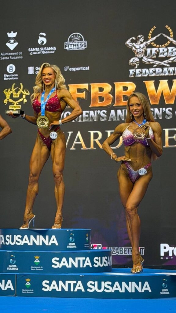 МАРІЯ БУРЛАКА — ЧЕМПІОНКА СВІТУ У БІКІНІ СЕРЕД МАЙСТРІВ! КРИСТИНА ТОКАРЄВА — БРОНЗОВА ПРИЗЕРКА!