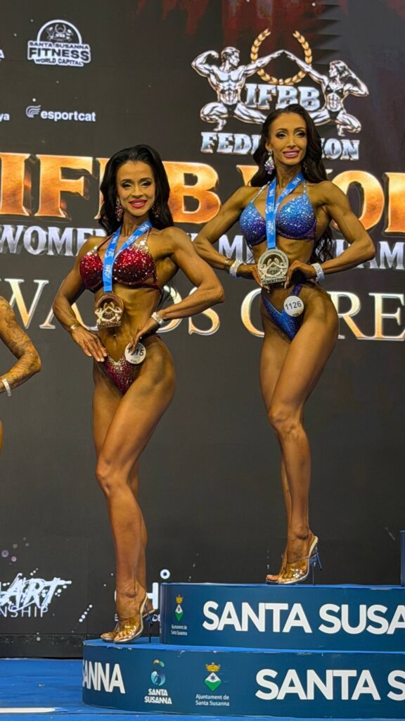 ОЛЕНА АНЗІНА — СРІБНА ПРИЗЕРКА ЧЕМПІОНАТУ СВІТУ З БІКІНІ! ОЛЕКСАНДРА ДАВИДКО — У ТОП-4!